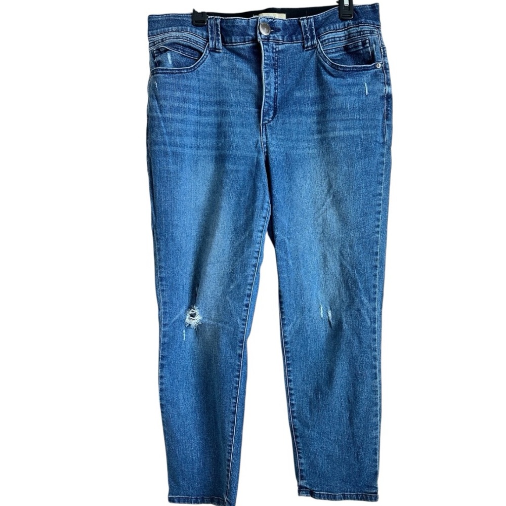 Democracy “AB” Technology Slightly Distressed Skinny Jeans sz 16